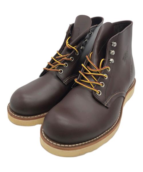 RED WING（レッドウィング）RED WING (レッドウィング) クラシック ワーク ラウンドトゥ ブーツ 8134 ブラウン サイズ:US 7 1/2の古着・服飾アイテム