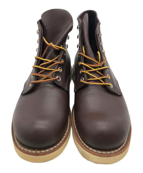 RED WING（レッドウィング）RED WING (レッドウィング) クラシック ワーク ラウンドトゥ ブーツ 8134 ブラウン サイズ:US 7 1/2の古着・服飾アイテム