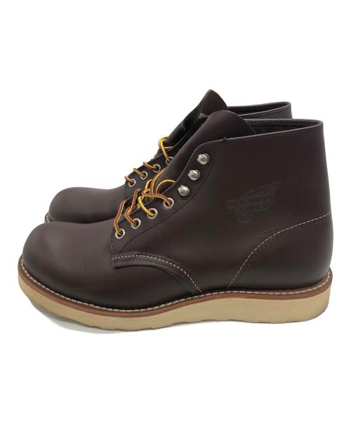 RED WING（レッドウィング）RED WING (レッドウィング) クラシック ワーク ラウンドトゥ ブーツ 8134 ブラウン サイズ:US 7 1/2の古着・服飾アイテム