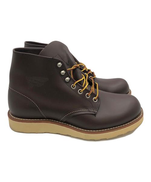 RED WING（レッドウィング）RED WING (レッドウィング) クラシック ワーク ラウンドトゥ ブーツ 8134 ブラウン サイズ:US 7 1/2の古着・服飾アイテム