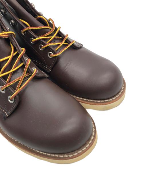 RED WING（レッドウィング）RED WING (レッドウィング) クラシック ワーク ラウンドトゥ ブーツ 8134 ブラウン サイズ:US 7 1/2の古着・服飾アイテム