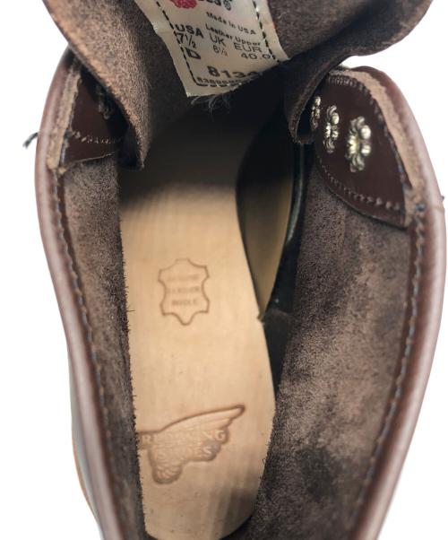 RED WING（レッドウィング）RED WING (レッドウィング) クラシック ワーク ラウンドトゥ ブーツ 8134 ブラウン サイズ:US 7 1/2の古着・服飾アイテム
