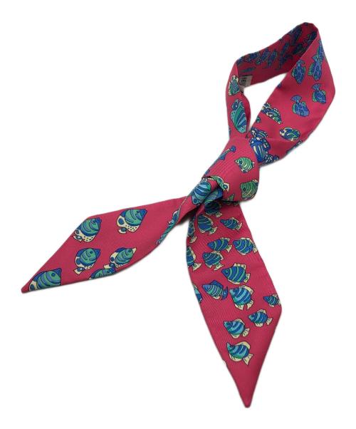 HERMES（エルメス）HERMES (エルメス) 大西洋の出会い スカーフ ピンクの古着・服飾アイテム