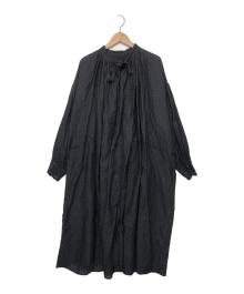maison de soil（メゾンドソイル）の古着「長袖ワンピース」｜ブラック