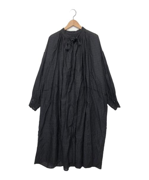 maison de soil（メゾンドソイル）maison de soil (メゾンドソイル) 長袖ワンピース ブラック サイズ:1の古着・服飾アイテム