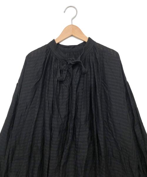 maison de soil（メゾンドソイル）maison de soil (メゾンドソイル) 長袖ワンピース ブラック サイズ:1の古着・服飾アイテム