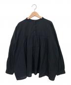 SOILソイル）の古着「長袖ブラウス」｜ブラック
