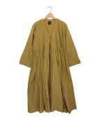 maison de soilメゾンドソイル）の古着「長袖ワンピース」｜マスタード