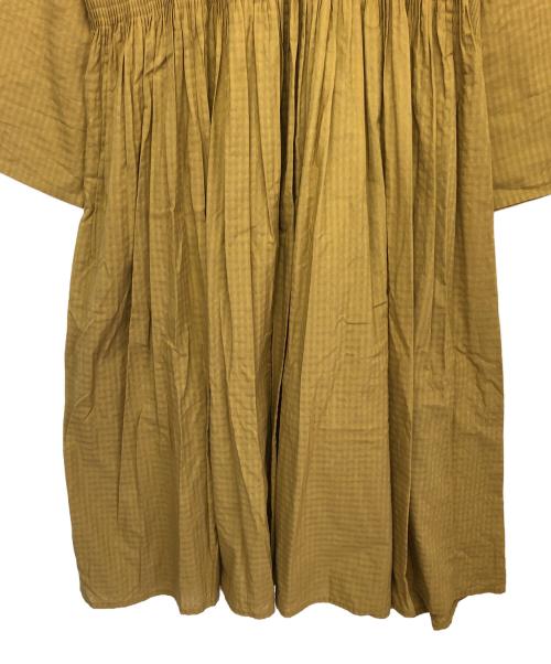 maison de soil（メゾンドソイル）maison de soil (メゾンドソイル) 長袖ワンピース マスタード サイズ:1の古着・服飾アイテム