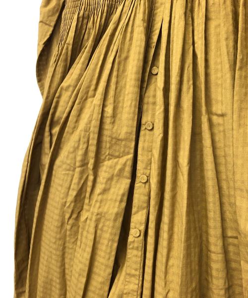 maison de soil（メゾンドソイル）maison de soil (メゾンドソイル) 長袖ワンピース マスタード サイズ:1の古着・服飾アイテム