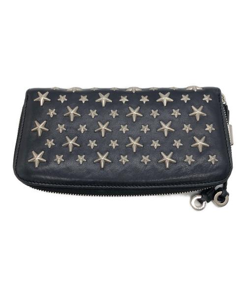 JIMMY CHOO（ジミーチュウ）JIMMY CHOO (ジミーチュウ) 長財布 ブラックの古着・服飾アイテム