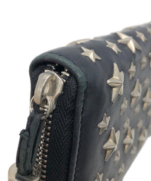 JIMMY CHOO（ジミーチュウ）JIMMY CHOO (ジミーチュウ) 長財布 ブラックの古着・服飾アイテム