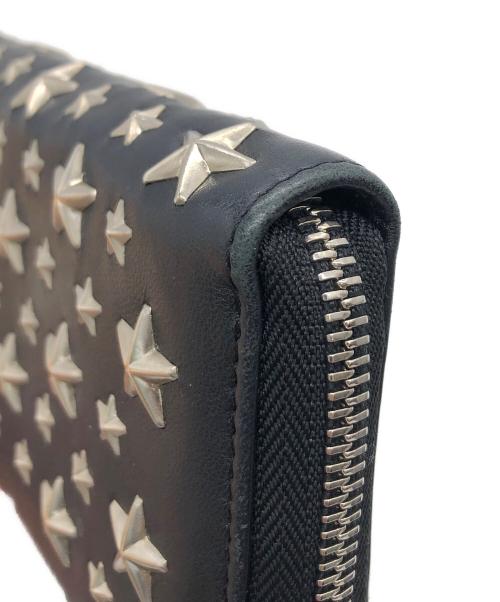 JIMMY CHOO（ジミーチュウ）JIMMY CHOO (ジミーチュウ) 長財布 ブラックの古着・服飾アイテム