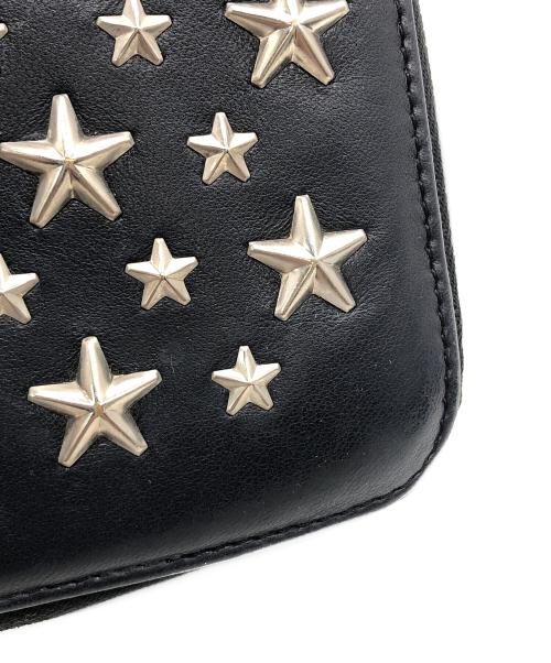 JIMMY CHOO（ジミーチュウ）JIMMY CHOO (ジミーチュウ) 長財布 ブラックの古着・服飾アイテム