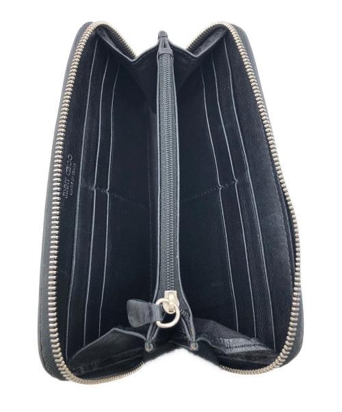 JIMMY CHOO（ジミーチュウ）JIMMY CHOO (ジミーチュウ) 長財布 ブラックの古着・服飾アイテム