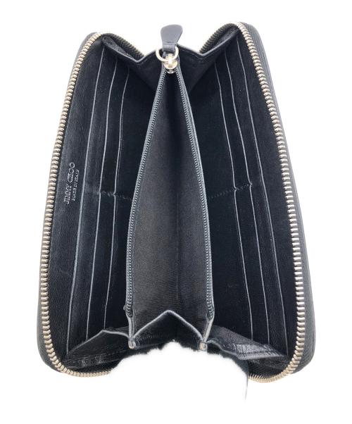 JIMMY CHOO（ジミーチュウ）JIMMY CHOO (ジミーチュウ) 長財布 ブラックの古着・服飾アイテム