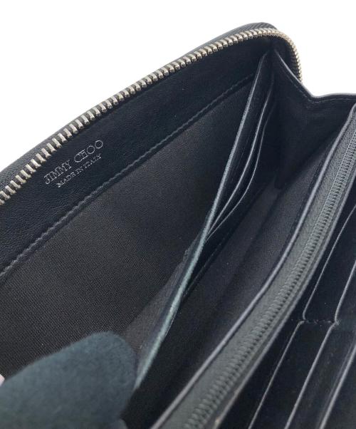 JIMMY CHOO（ジミーチュウ）JIMMY CHOO (ジミーチュウ) 長財布 ブラックの古着・服飾アイテム