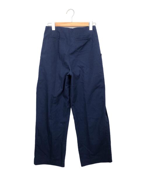 ok.soon（オクスン）ok.soon (オクスン) タックパンツ ブルー サイズ:Mの古着・服飾アイテム