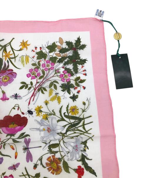 GUCCI（グッチ）GUCCI (グッチ) フローラ　ハンカチ 未使用品の古着・服飾アイテム