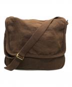 COMOLIコモリ）の古着「ヘンプダックショルダーバッグ」｜ブラウン