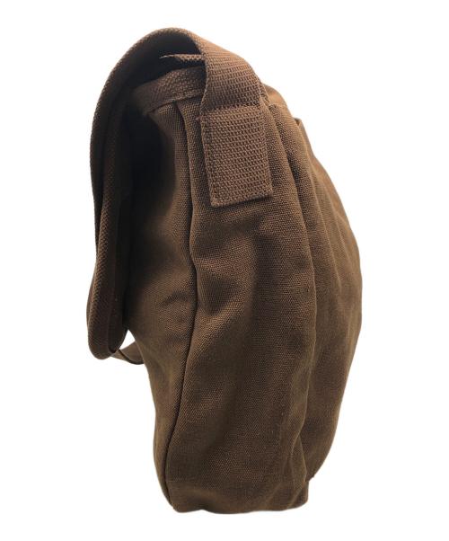 COMOLI（コモリ）COMOLI (コモリ) ヘンプダックショルダーバッグ ブラウンの古着・服飾アイテム