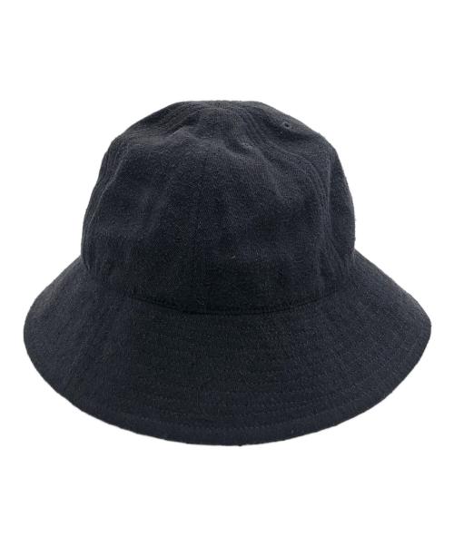 COMOLI（コモリ）COMOLI (コモリ) シルクネップハット　25SS ブラック サイズ:記載なしの古着・服飾アイテム