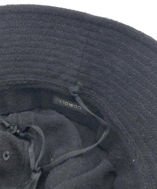 COMOLI（コモリ）COMOLI (コモリ) シルクネップハット　25SS ブラック サイズ:記載なしの古着・服飾アイテム