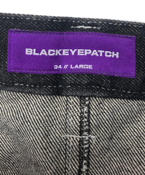 BlackEyePatch（ブラックアイパッチ）BlackEyePatch (ブラックアイパッチ) バギーデニム インディゴ サイズ:86cm (W34)の古着・服飾アイテム