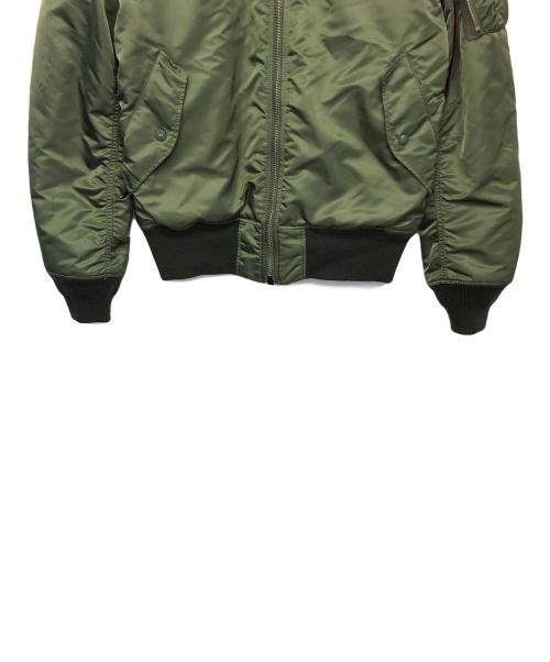 ALPHA（アルファ）ALPHA (アルファ) MA-1フライトジャケット　0615-00-573-8335 オリーブ サイズ:Lの古着・服飾アイテム