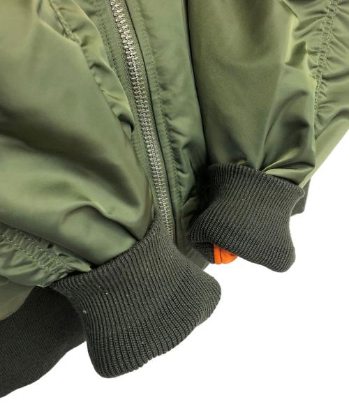 ALPHA（アルファ）ALPHA (アルファ) MA-1フライトジャケット　0615-00-573-8335 オリーブ サイズ:Lの古着・服飾アイテム