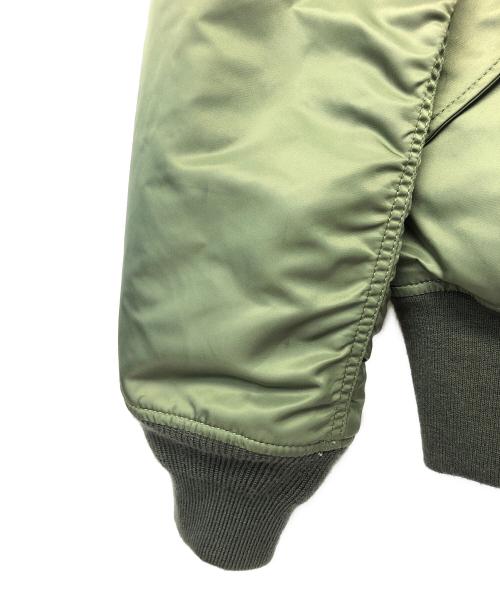 ALPHA（アルファ）ALPHA (アルファ) MA-1フライトジャケット　0615-00-573-8335 オリーブ サイズ:Lの古着・服飾アイテム