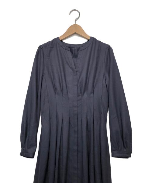 ANAYI（アナイ）ANAYI (アナイ) 長袖ワンピース ネイビー サイズ:38 未使用品の古着・服飾アイテム