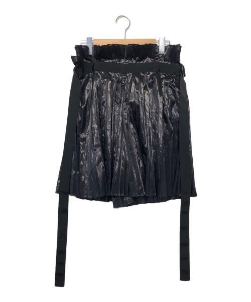sacai（サカイ）sacai (サカイ) フレアプリーツ ブラック サイズ:２の古着・服飾アイテム