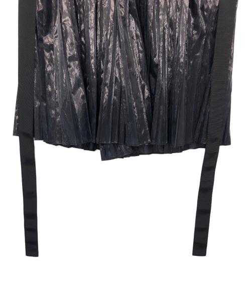 sacai（サカイ）sacai (サカイ) フレアプリーツ ブラック サイズ:２の古着・服飾アイテム