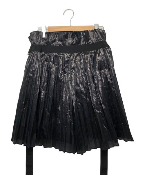 sacai（サカイ）sacai (サカイ) フレアプリーツ ブラック サイズ:２の古着・服飾アイテム