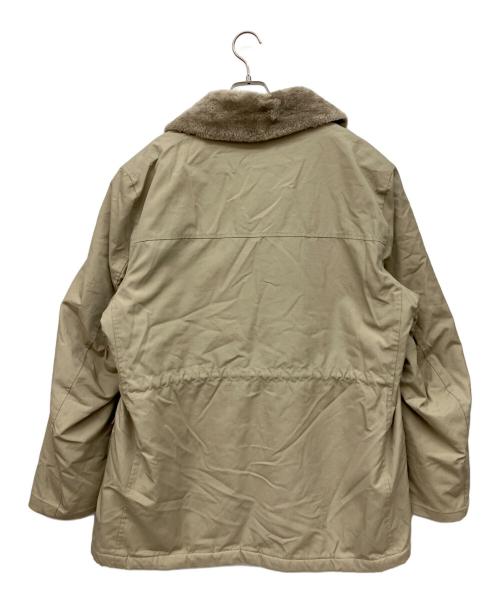 london fog（ロンドンフォグ）LONDON FOG (ロンドンフォグ) ファー付ジャケット ベージュ サイズ:46の古着・服飾アイテム