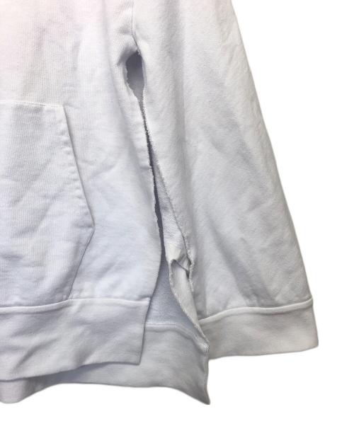 Maison Margiela（メゾンマルジェラ）Maison Margiela (メゾンマルジェラ) ケープフーディーパーカー ホワイト サイズ:Mの古着・服飾アイテム