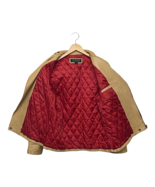 FAT TYO（エフエーティー）FAT TYO (エフエーティー) F/04/FW/JK-07　ダブルライダースジャケット ベージュ サイズ:skinnyの古着・服飾アイテム
