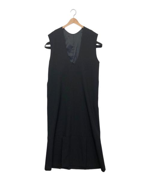 RIM.ARK（リムアーク）RIM.ARK (リムアーク) ノースリーブ・キャミソールワンピース ブラック サイズ:38の古着・服飾アイテム