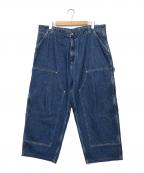 CarHarttカーハート）の古着「90075　デニムワイドパンツ」｜インディゴ