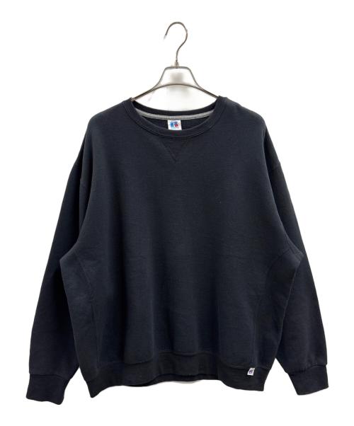 RUSSELL ATHLETIC（ラッセルアスレチック）RUSSELL ATHLETIC (ラッセルアスレチック) クルーネックスウェット ブラック サイズ:XXLの古着・服飾アイテム