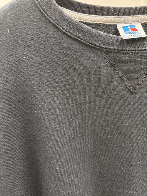 RUSSELL ATHLETIC（ラッセルアスレチック）RUSSELL ATHLETIC (ラッセルアスレチック) クルーネックスウェット ブラック サイズ:XXLの古着・服飾アイテム