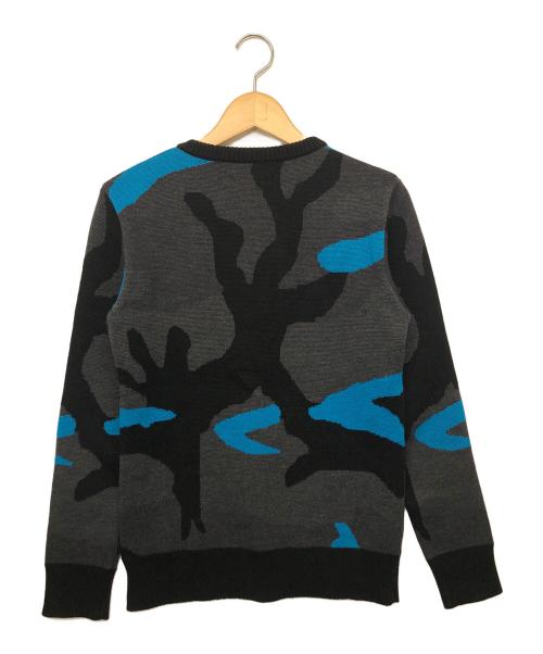 1piu1uguale3（ウノピュウノウグァーレトレ）1piu1uguale3 (ウノピュウノウグァーレトレ) MRK038　厚手ニット ブラック サイズ:不明の古着・服飾アイテム