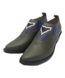 TOGA PULLA（トーガ プルラ）の古着「カウボーイシューズ」｜オリーブ