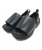 TOGA ARCHIVESトーガアーカイブス）の古着「厚底サンダル」｜ブラック