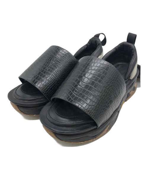 TOGA ARCHIVES（トーガアーカイブス）TOGA ARCHIVES (トーガアーカイブス) 厚底サンダル ブラック サイズ:27cmの古着・服飾アイテム