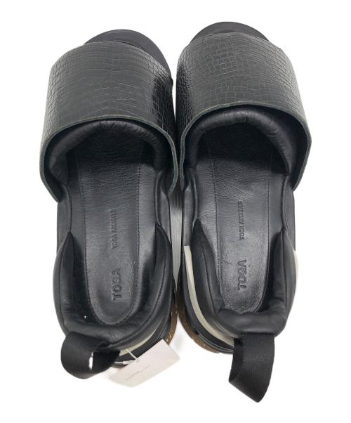 TOGA ARCHIVES（トーガアーカイブス）TOGA ARCHIVES (トーガアーカイブス) 厚底サンダル ブラック サイズ:27cmの古着・服飾アイテム