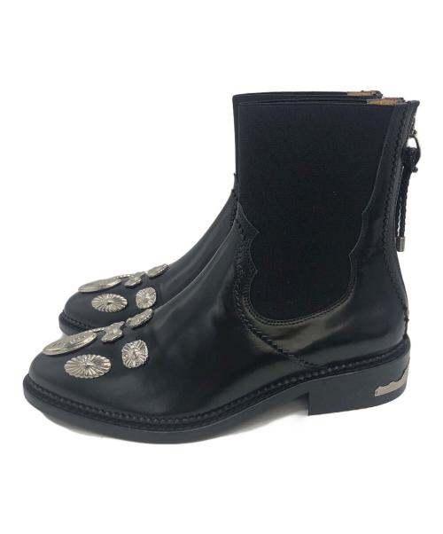 TOGA PULLA（トーガ プルラ）TOGA PULLA (トーガ プルラ) TP02-AJ990 サイドゴアブーツ ブラック サイズ:37の古着・服飾アイテム