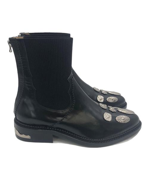 TOGA PULLA（トーガ プルラ）TOGA PULLA (トーガ プルラ) TP02-AJ990 サイドゴアブーツ ブラック サイズ:37の古着・服飾アイテム