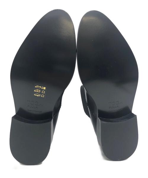 TOGA PULLA（トーガ プルラ）TOGA PULLA (トーガ プルラ) TP02-AJ990 サイドゴアブーツ ブラック サイズ:37の古着・服飾アイテム